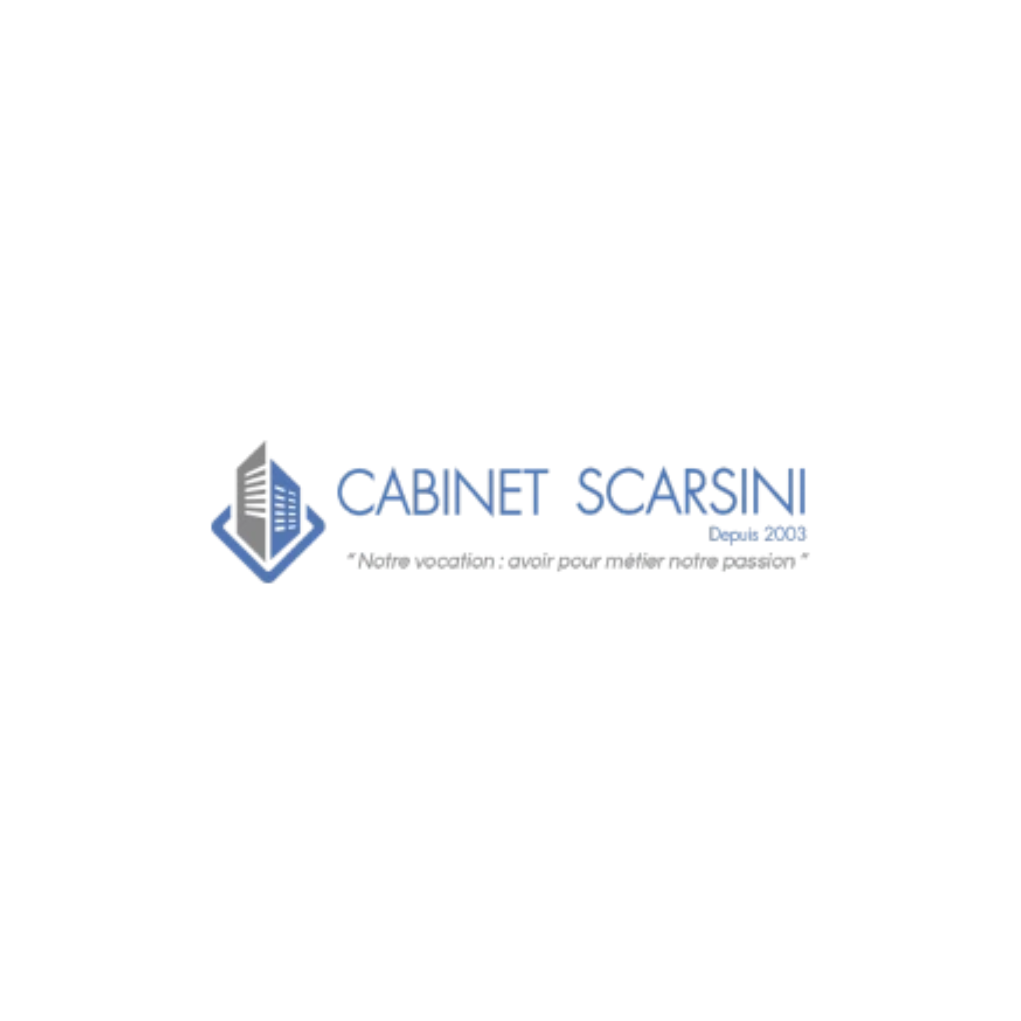 Le logo de notre partenaire Cabinet Scarsini à Le Cannet