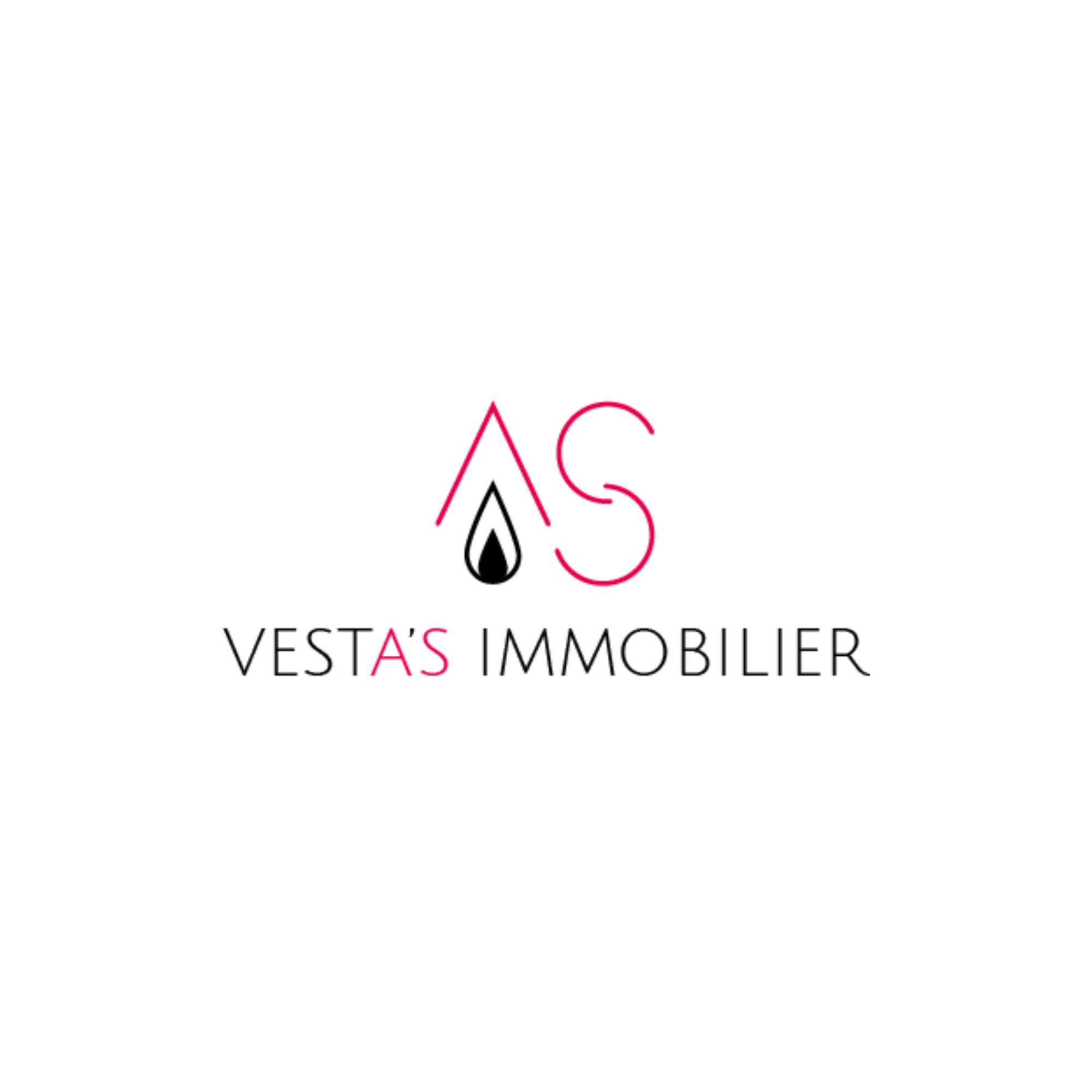 Le logo de notre partenaire Vesta's Immobilier à Mougins